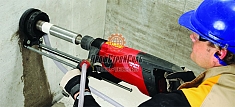 Эксплуатация ручной установки алмазного бурения Hilti DD 150-U