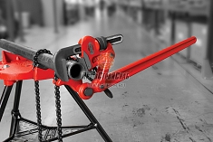 Эксплуатация сложнорычажного трубного ключа Ridgid S-2