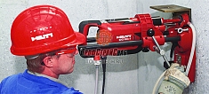 Эксплуатация установки алмазного бурения Hilti DD EC-1