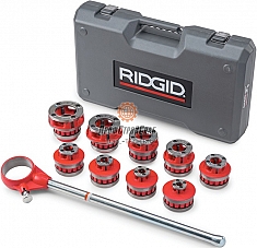 Ручные резьбонарезные трубные клуппы Ridgid 12-R BSPT RH Alloy 1/8"-2"